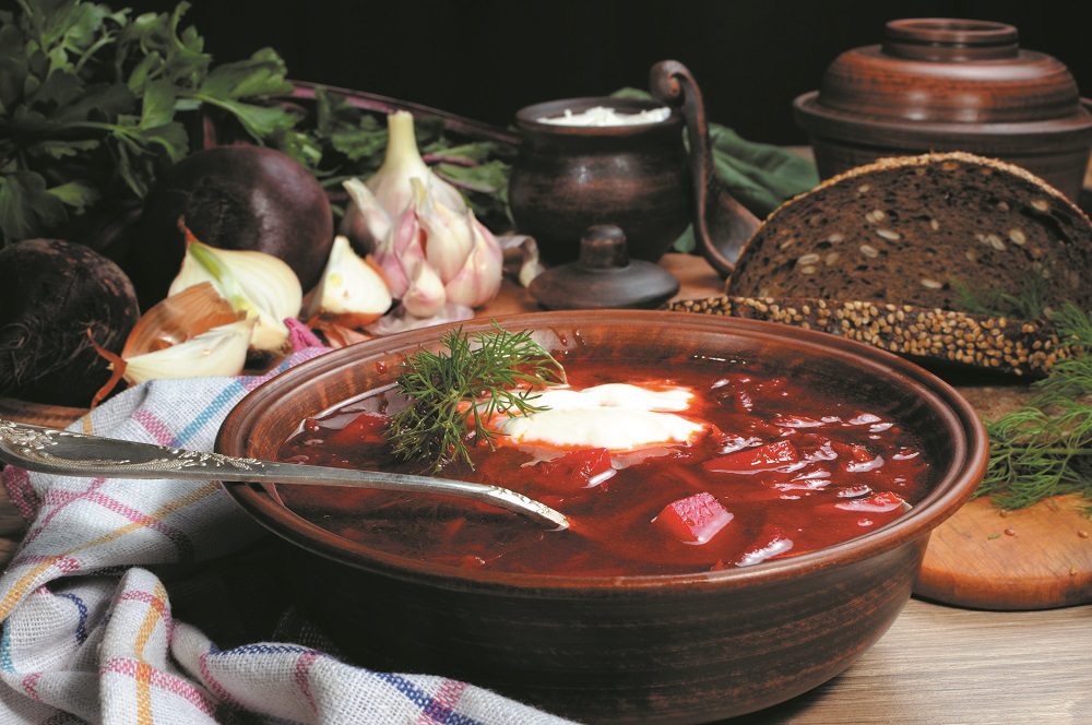 Borsch - soup with beet