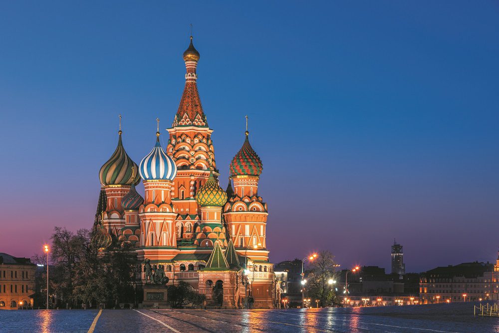 St. Basil's Cathedral in Red Square, Moscow