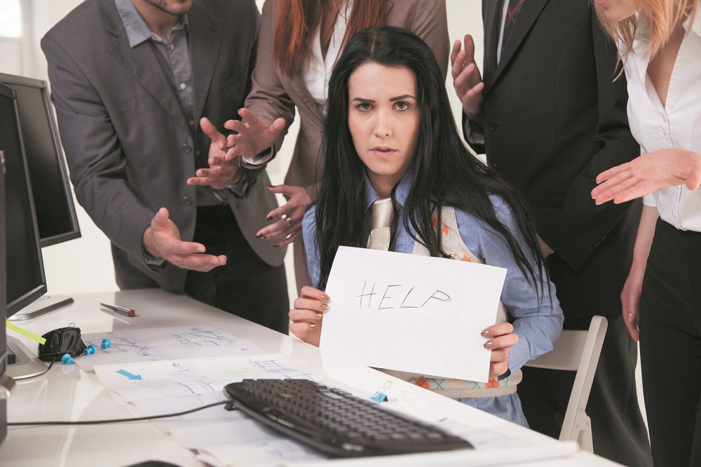 Mobbing at work - help me sign