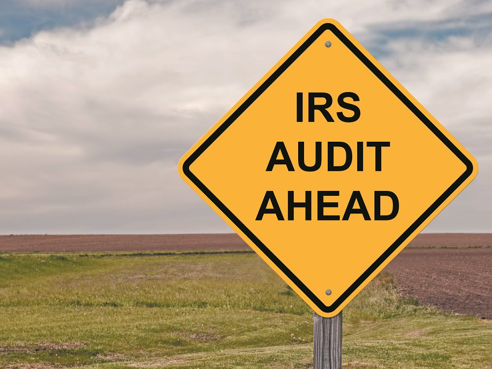 Caution Sign - IRS Audit Ahead