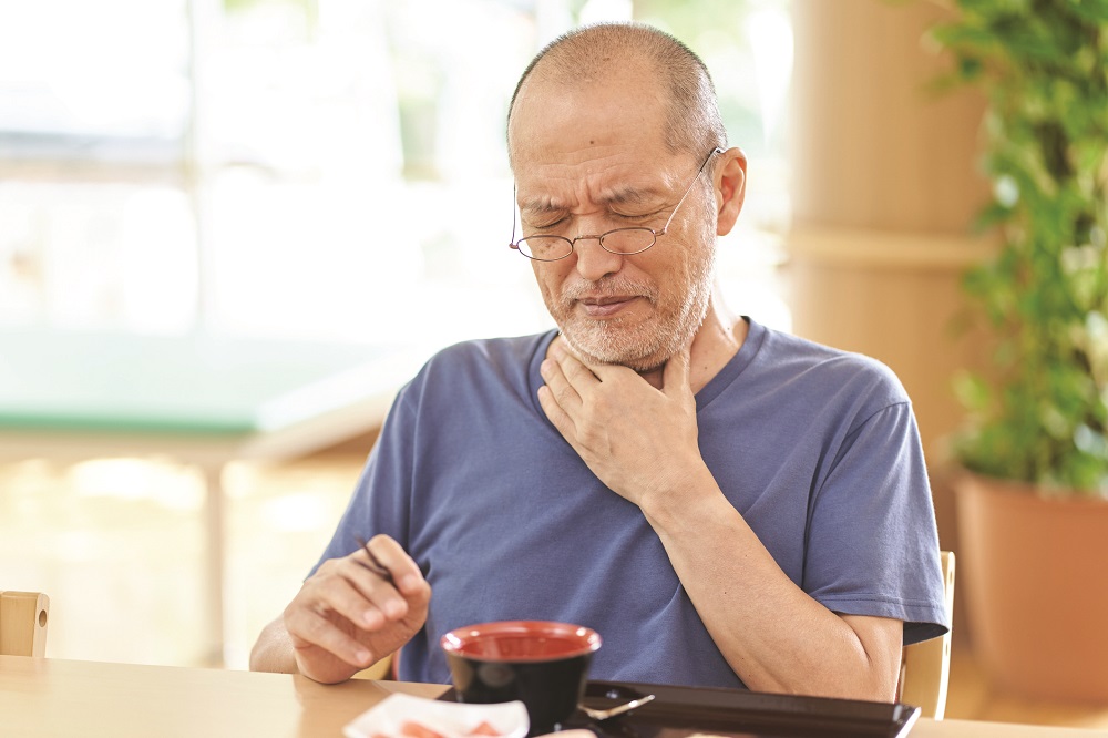 Elderly people with dysphagia