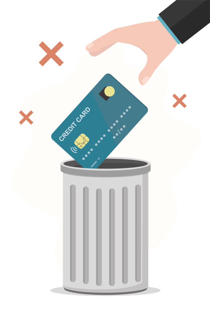 leave credit cards home