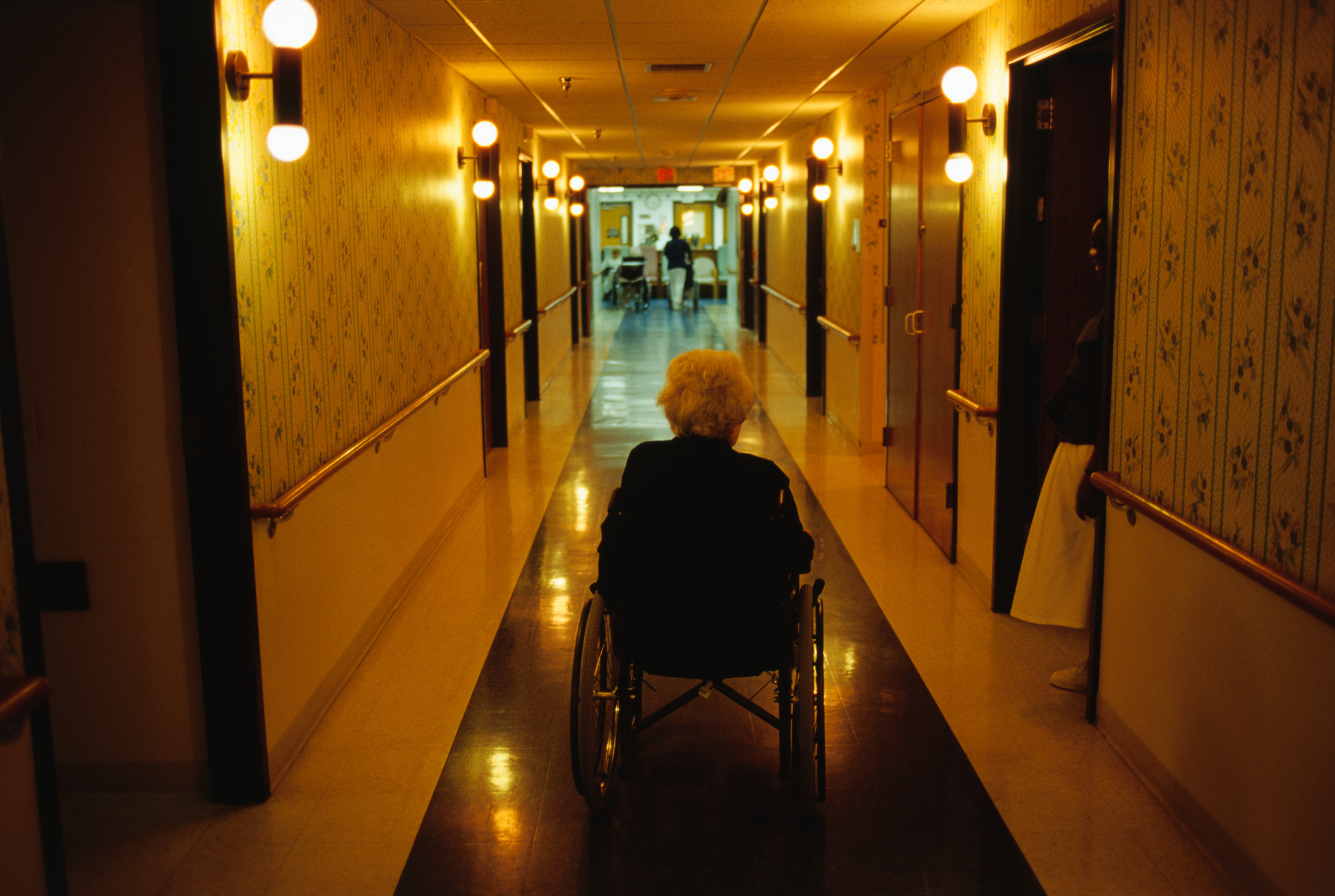 Elderly Woman in Assisted Care Home
